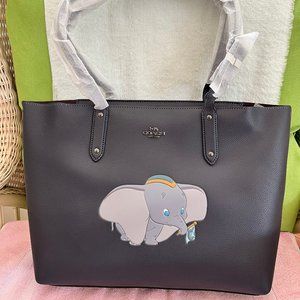 NWT DISNEY X COACH DUMBO CENTRAL TOTE BAG